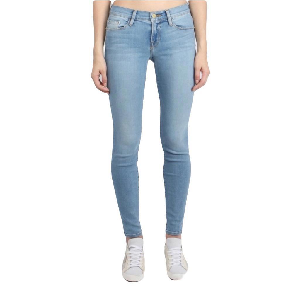 FRAME Le Skinny de Jeanne Light Blue Wash Denim Size 27